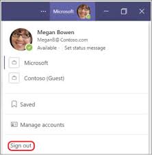 remove an account from microsoft teams