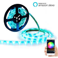 Yihong Led Strip Lights Work With Alexa Waterproof Rgb Light