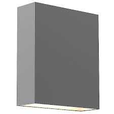 Flat Box Up Down Indoor Outdoor Led Sconce By Sonneman Lighting At Lumens Com