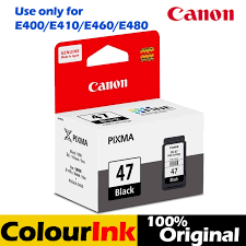 Canon Pg 47 Black Cartridge E400 E460 E480 Pg 47