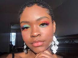 reddit blended rainbow eyeshadow look