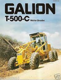 equipment brochure galion t 500 c