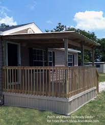 manufactured home porch designs