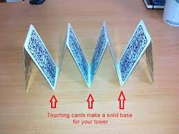 But it doesn't necessarily have to be truly frightening or ominous. How To Build A Tower Of Cards
