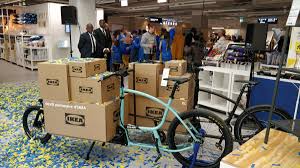 Olvo on Twitter: "Olvo s'associe à @IKEA_France pour proposer la livraison  à vélo cargo au départ de son nouveau magasin de Paris la Madeleine, à  partir de 4,99 € et jusqu'à 170