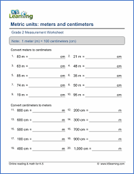 These worksheets are pdf files. Grade 2 Measurement Worksheet On Converting Between Centimeters And Meters Measurement Worksheets Converting Metric Units 2nd Grade Math Worksheets