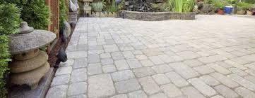 lay out a paver or concrete patio
