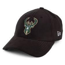 Milwaukee bucks snapback baseball hat cap | kelsey robinson design brim graphic. New Era 9forty Milwaukee Bucks Baseball Cap Nba Polar Fleece Black From Village Hats