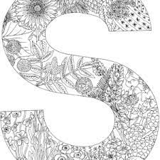 letter s coloring pages printable for