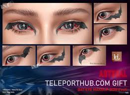 bat eyes bom makeup set teleport hub