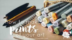 how to make prints of your art on a