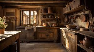 background rustic kitchen picture