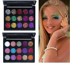 glitter eyeshadow 15 colors matte