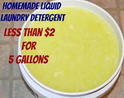 homemade liquid laundry detergent less