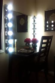 diy vanity mirror bar lights mirror