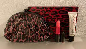 mac lip bag set lipstick viva glam