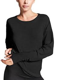 Find deals on products in womens clothing on amazon. Ictive Long Sleeve Workout Shirts For Women Yoga Tops For Women Loose Fit Yoga Shirts For Women With Thumb Hole Buy Online In Aruba At Aruba Desertcart Com Productid 96543323