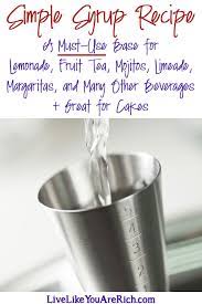 simple syrup recipe