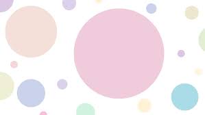 cute pastel circle shape background
