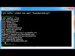 git tutorial 2 config our username