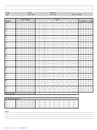 Youth Baseball Score Sheet Edit Fill Sign Online Handypdf