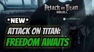 To play attack on titan freedom await follow the steps below. New Best Attack On Titan Game On Roblox Aot Freedom Awaits Youtube