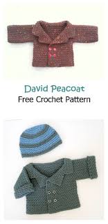 David Peacoat Free Crochet Pattern