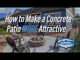 A Concrete Patio More Attractive