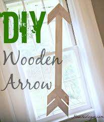 Diy Wooden Arrow Houseologie