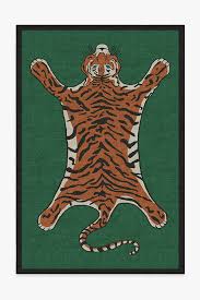 jonathan adler tiger emerald tufted rug