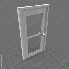 Double Glass Door Stock 3d Asset