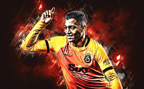 Mostafa mohamed is 23 years old (28/11/1997). Download Wallpapers Mostafa Mohamed Galatasaray Egyptian Football Player Portrait Orange Stone Background Football For Desktop Free Pictures For Desktop Free