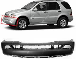 Front, driver and passenger side notes : Amazon Com Mbi Auto Primered Front Bumper Cover Fascia For 2002 2005 Mercedes Benz Ml320 Ml350 Ml500 02 05 Mb1000162 Automotive