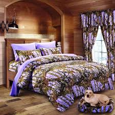 Purple Camo Camo Bedding Sets