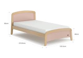 bronte king single bed cherry