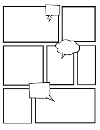 Make Your Own Comic Book With These Templates Superhero Strip