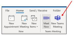 meeting or conference call in outlook