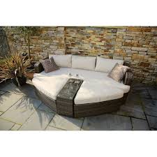 Furniture Outdoor Wicker Chaise Lounge
