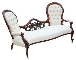 victorian c1860 walnut chaise longue or