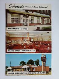 rogers plaza 1950s chrome postcard