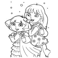 Dora Coloring Pages Free Printables Momjunction