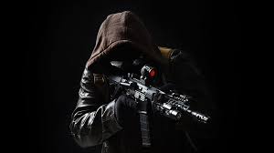 Man holding rifle digital wallpaper, weapons, hood, male, leather jacket, HD  wallpaper | Wallpaperbetter