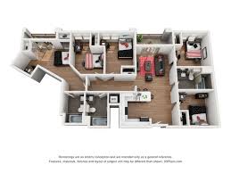 La Apartments Icon Plaza Floor Plan