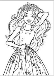 barbie free printable coloring pages