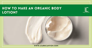how to make an organic body lotion