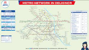 delhi metro map 2023 stations list
