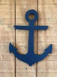Wooden Nautical Anchor Anchor Decor