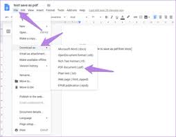 How To Save Google Docs As Pdf On Desktop And Mobile