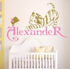 Wall Decal Cat Kitten Bird Kitty Custom