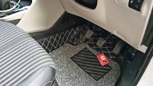 Clean Pu Leather Car Floor Mat